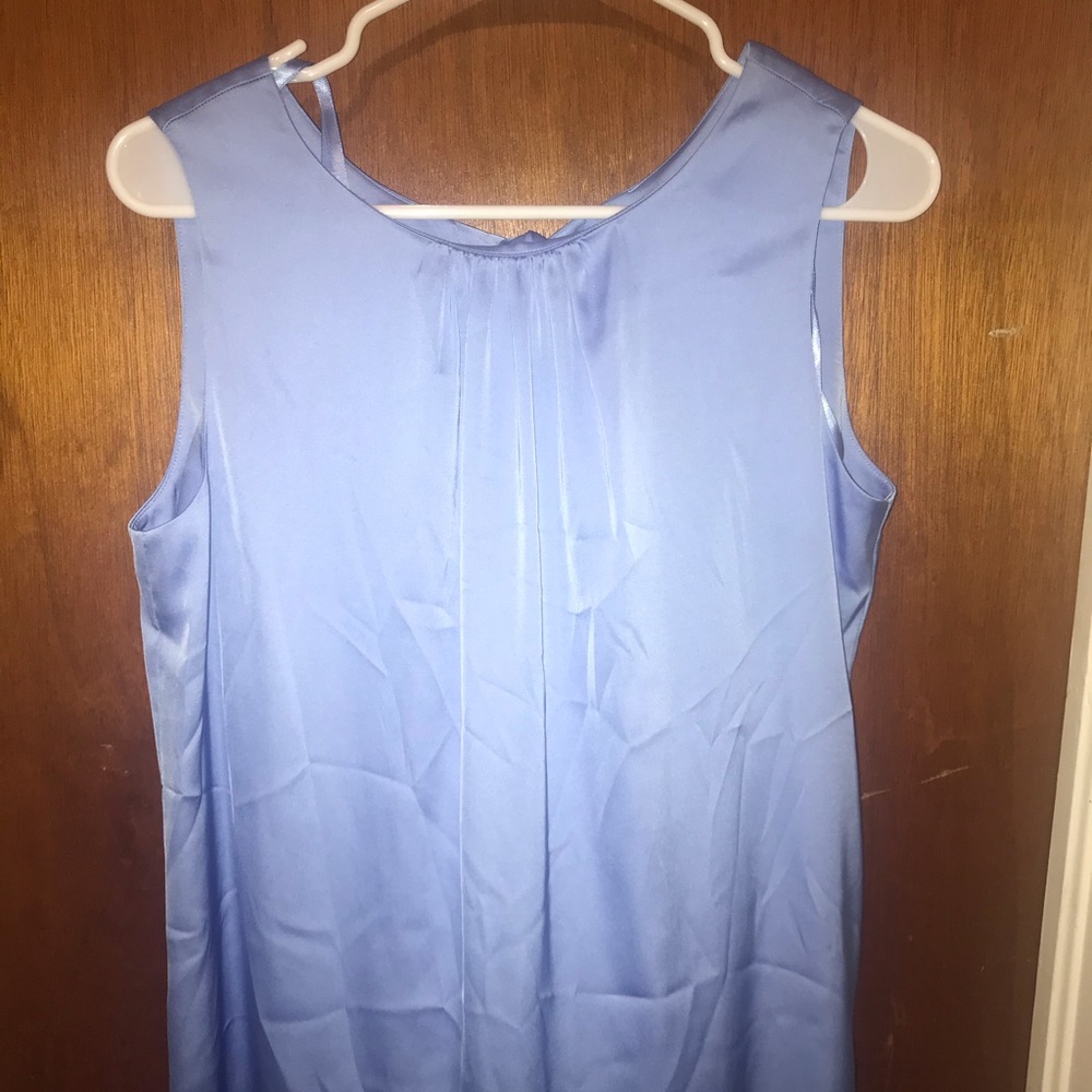The Limited sleeveless blouse blue